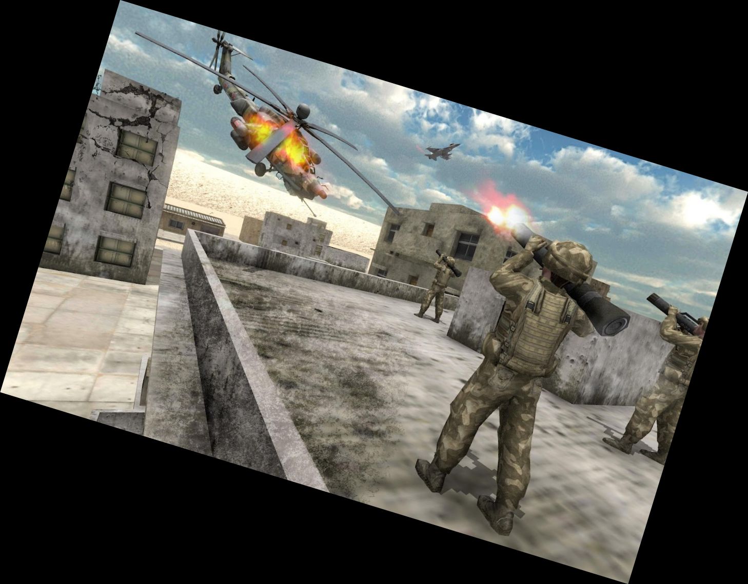 Kampfhubschrauber Luftangriff