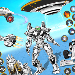 Weltraum-Roboter-Verwandlungs-S