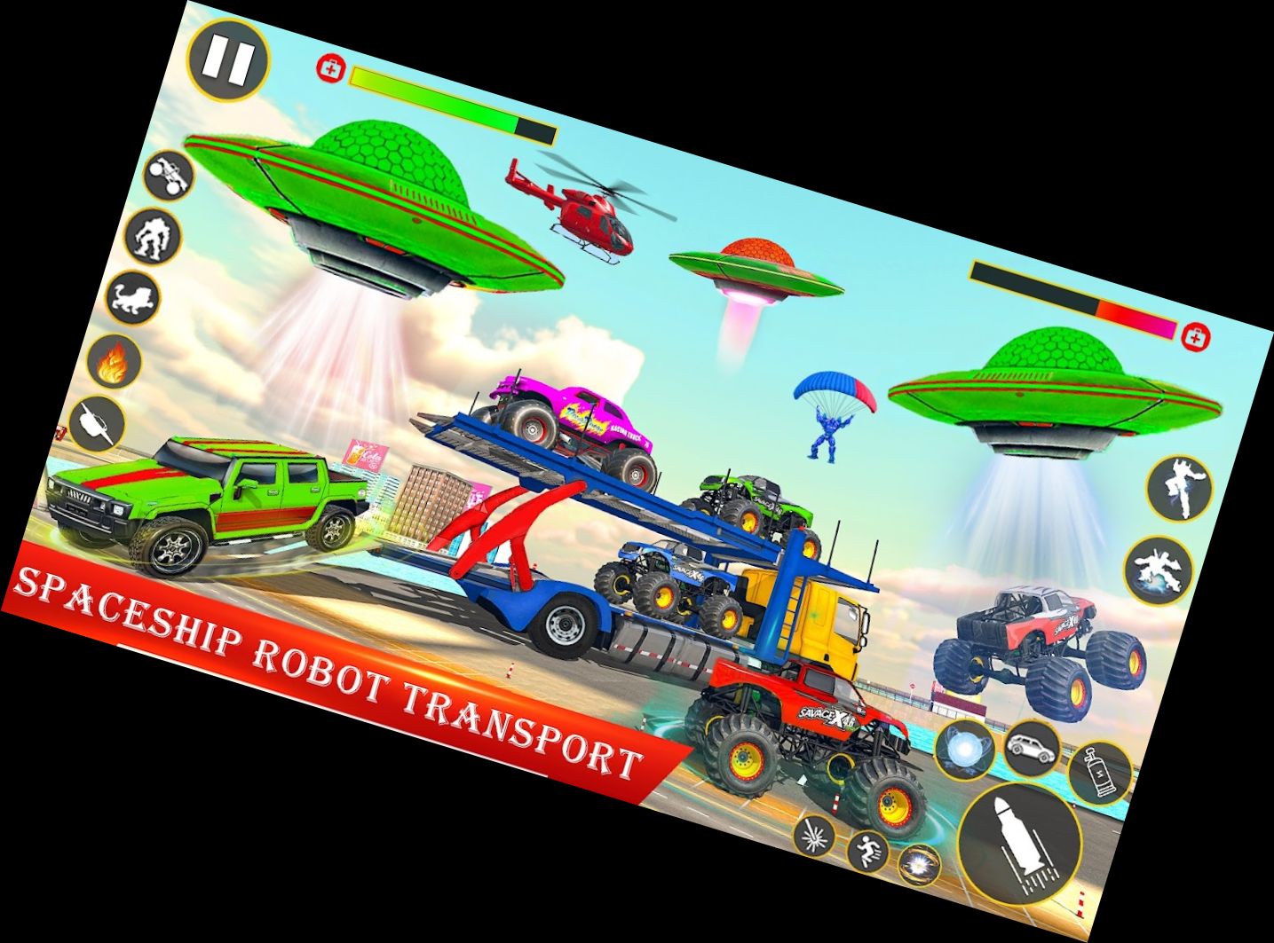 Weltraum-Roboter-Verwandlungs-S