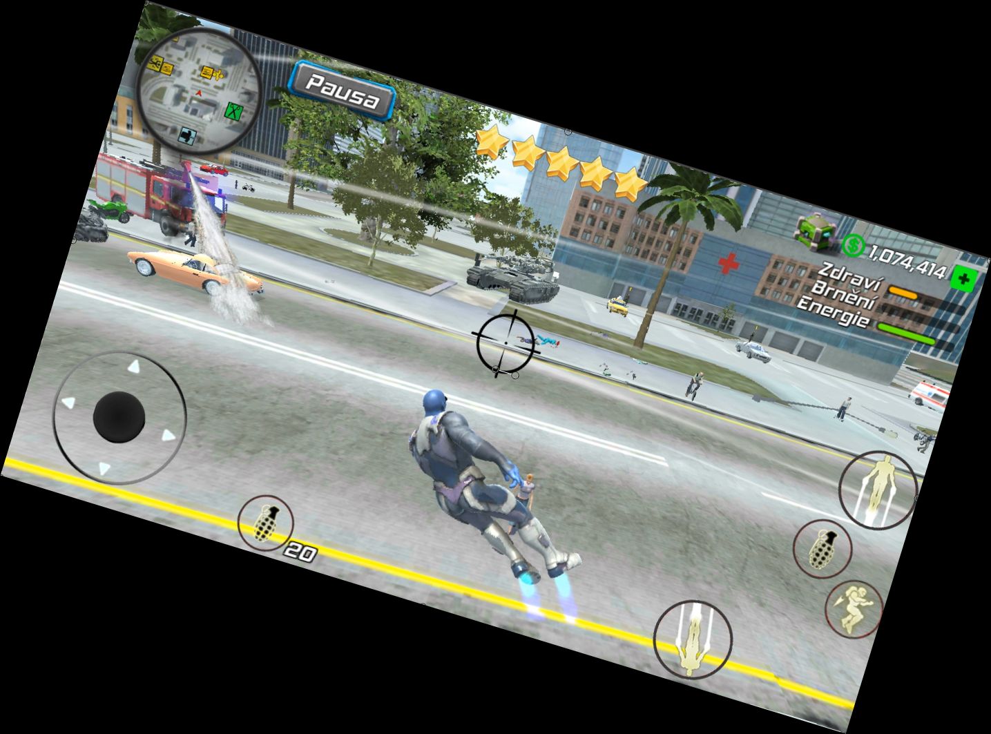 Großer Mobiler Held Gangster