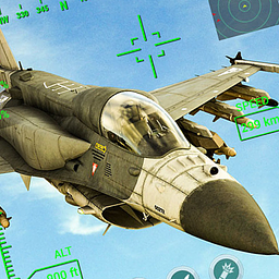 Kampfflugzeug Himmel Simulator VR