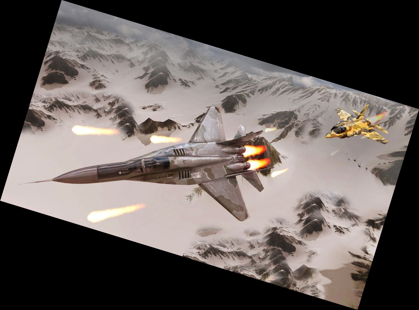 Kampfflugzeug Himmel Simulator VR