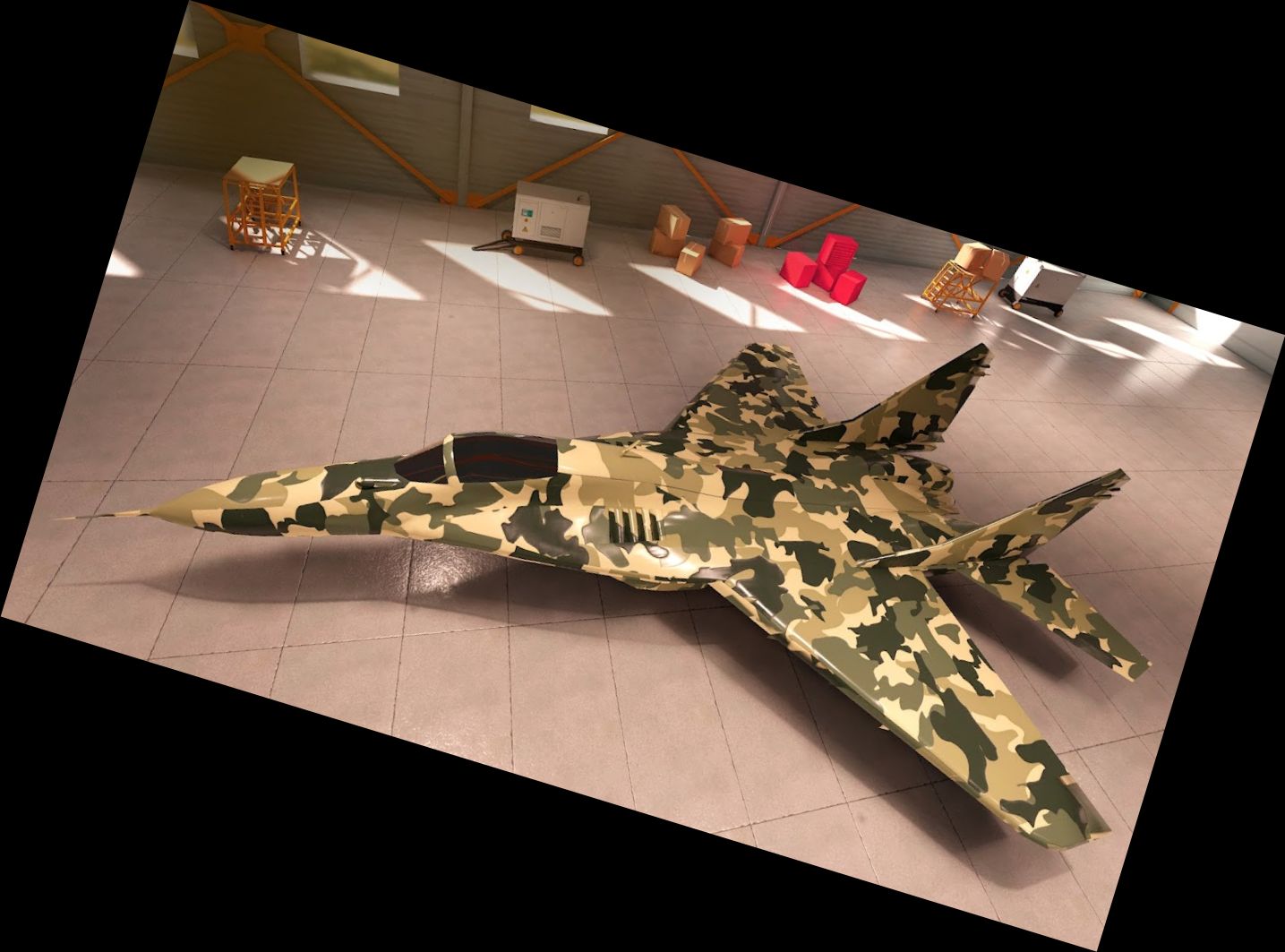 Kampfflugzeug Himmel Simulator VR