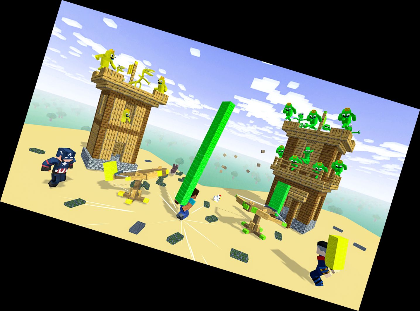 Regenbogen.io - Überhol Craft Turm