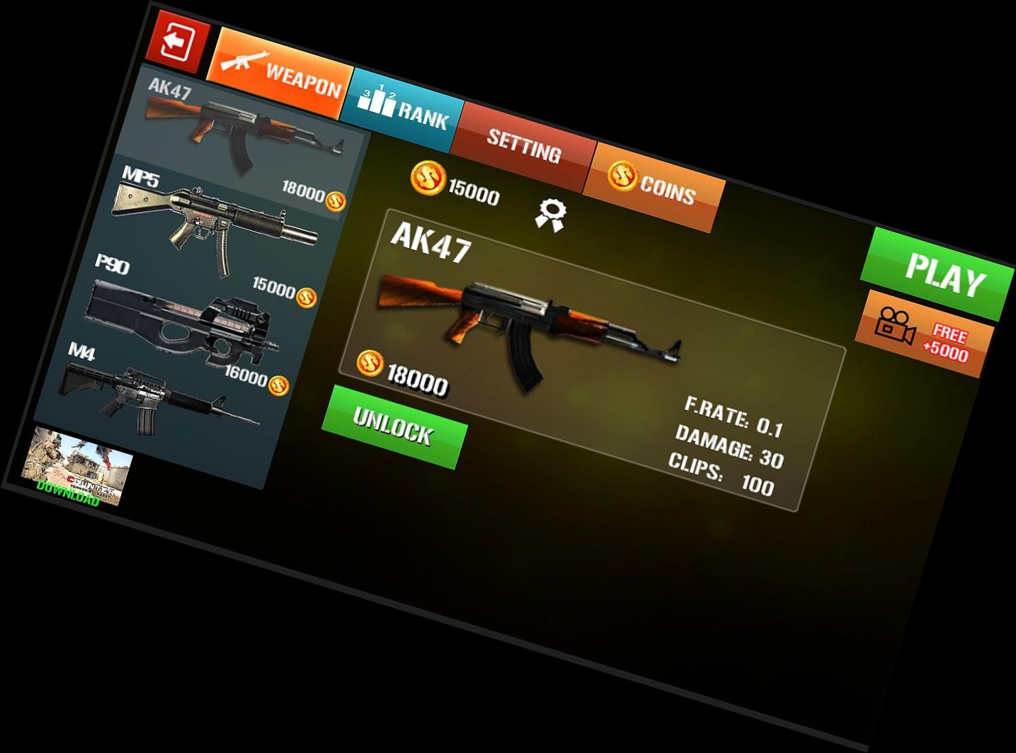 Schuss Waffen Strike Feuer