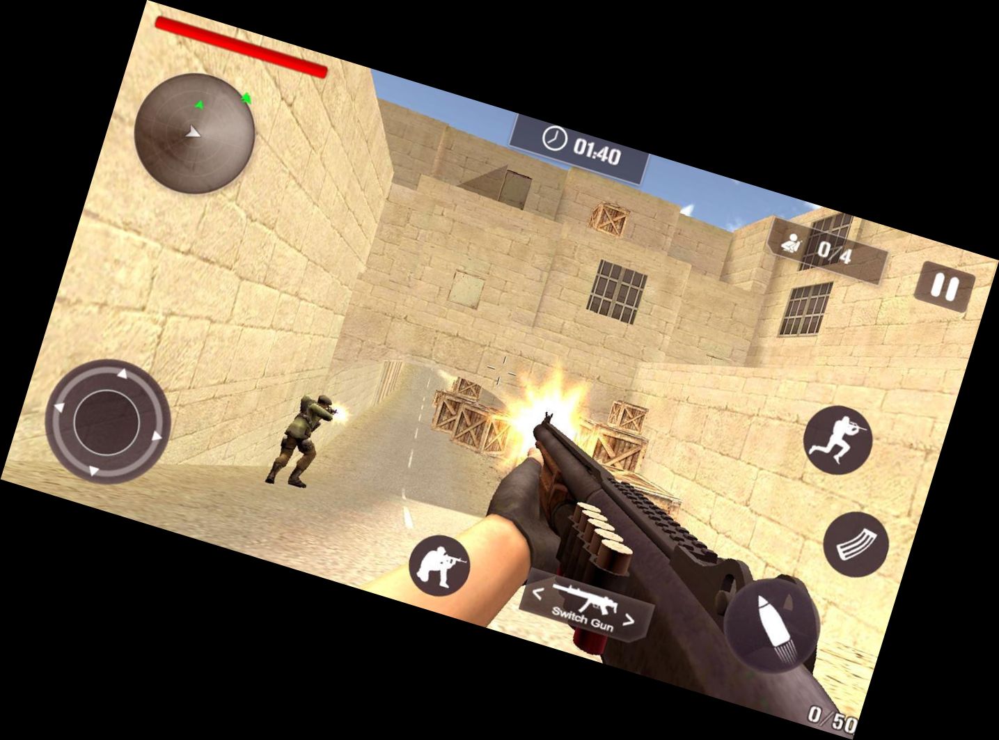 Combat Shooter Blast Attack