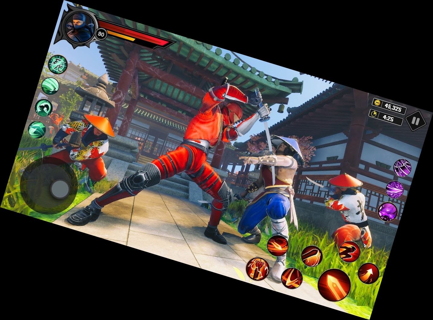 Ninja Kampf Schatten Gangster 3D