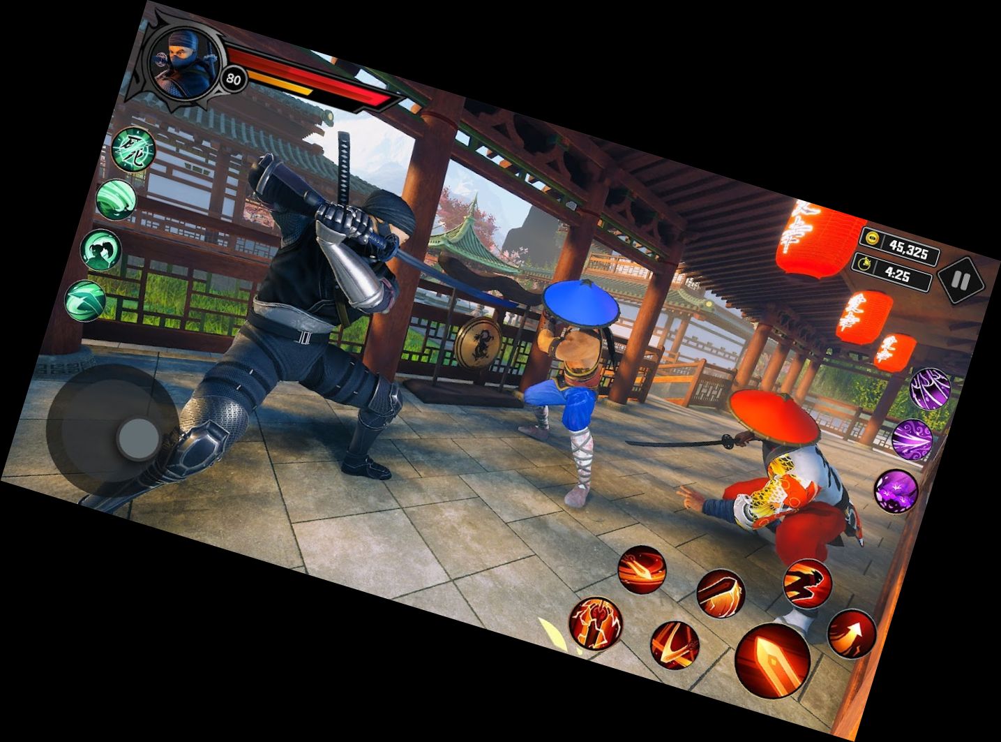 Ninja Kampf Schatten Gangster 3D