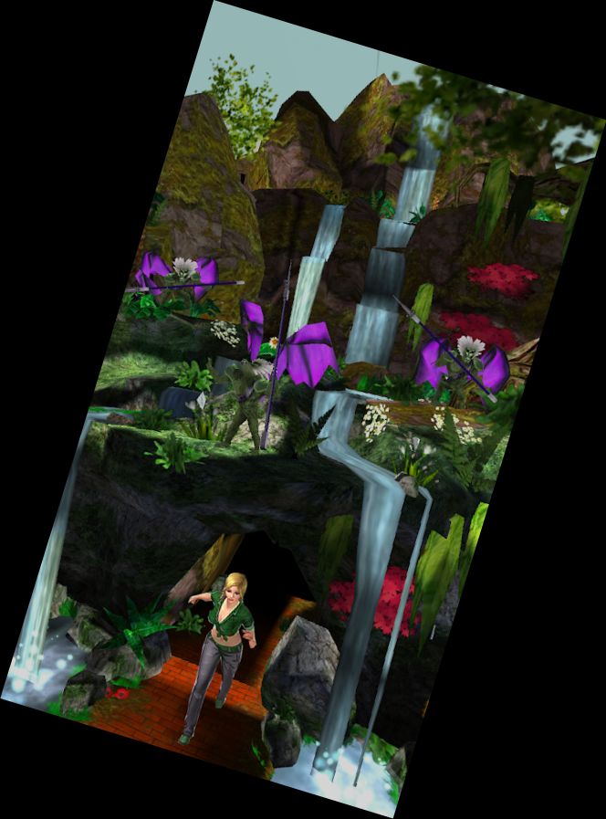 Tempel-Eis-Flucht-Prinzess