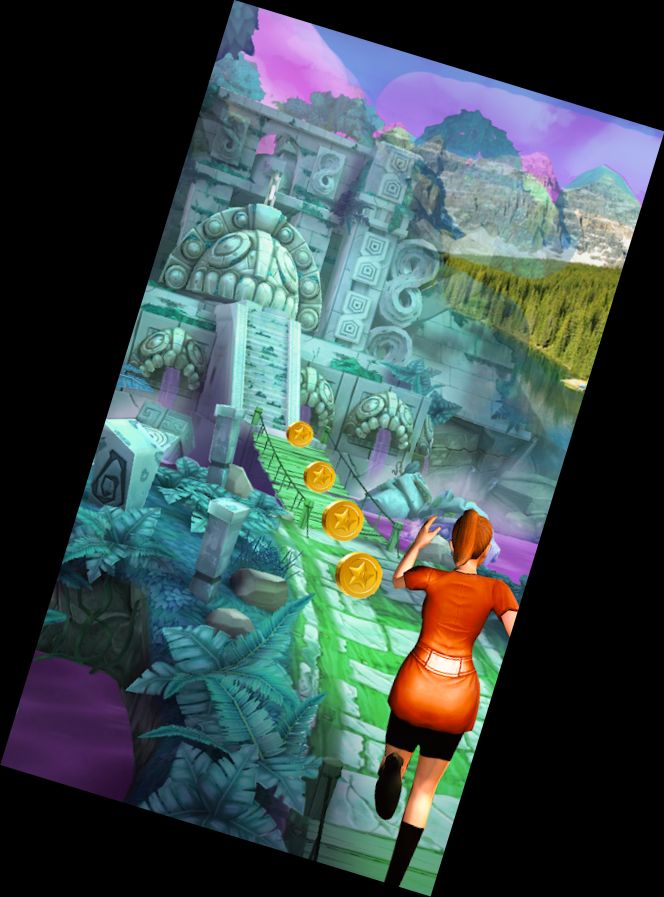 Tempel-Eis-Flucht-Prinzess