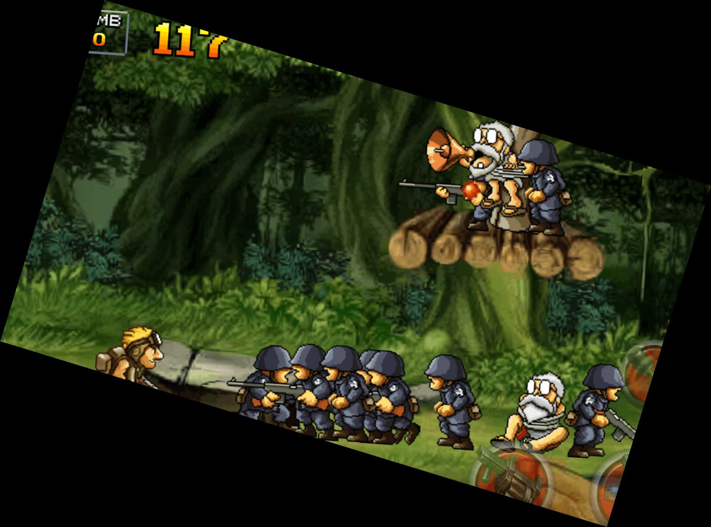 Soldatenschütze - Spring und Lauf