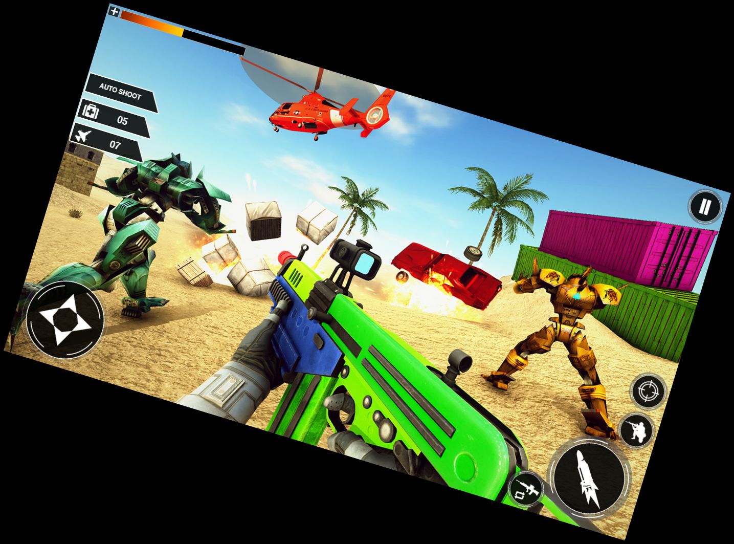 Роботическая стрельба: Наследие войны