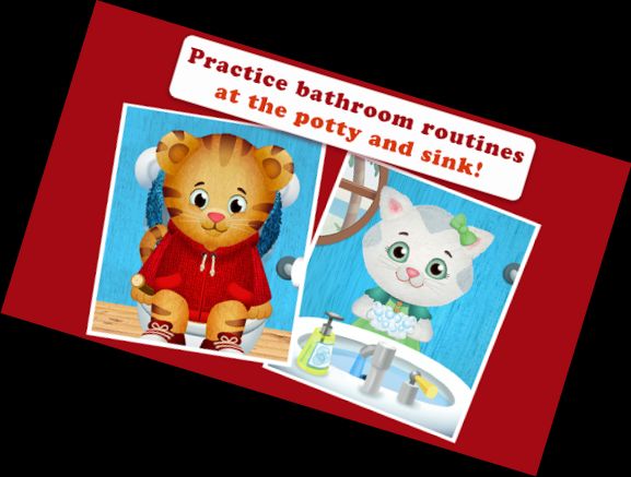 Daniel Tiger's Stop & Go Potty 

 Daniel Tiger's Pausieren & Losgehen mit der Pottys