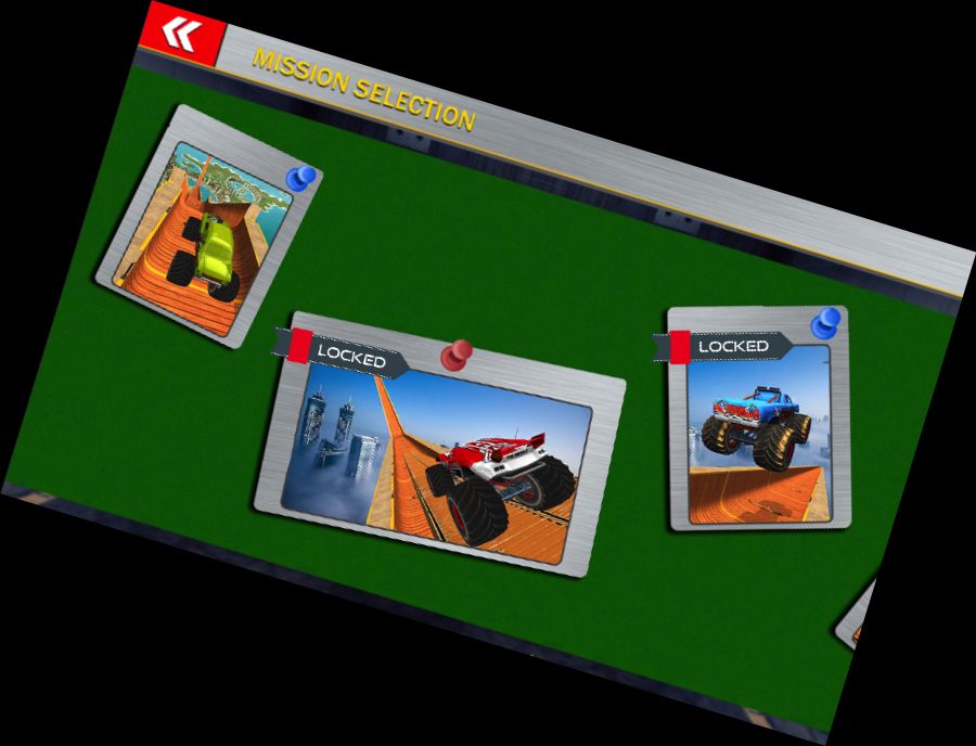 Monster Mega-LKW-Sprung 3D Rennen