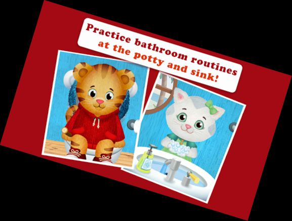 Daniel Tiger's Stop & Go Potty 

 Daniel Tiger's Pausieren & Losgehen mit der Pottys