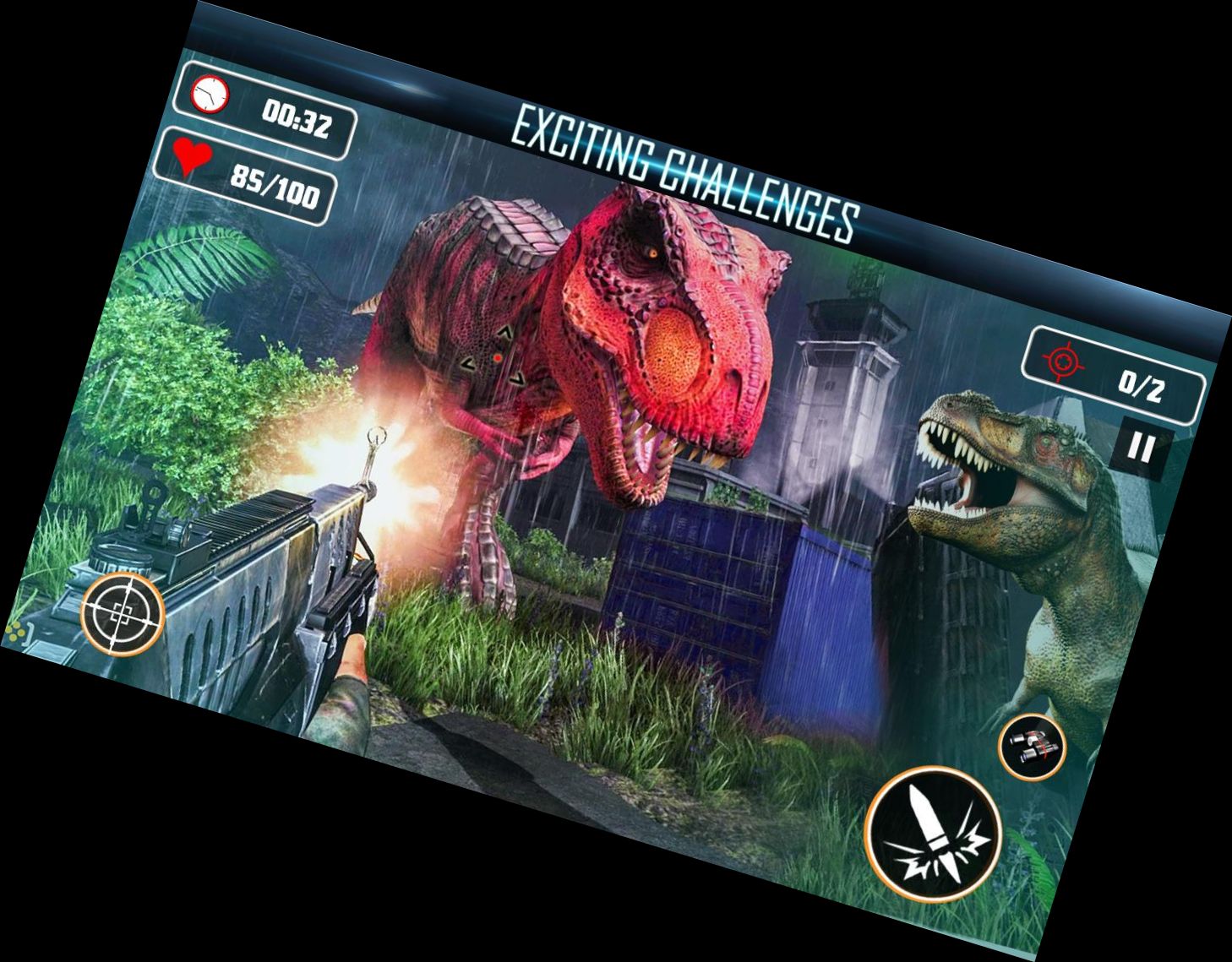 Dino Spiele - 3D Jagd Spiele