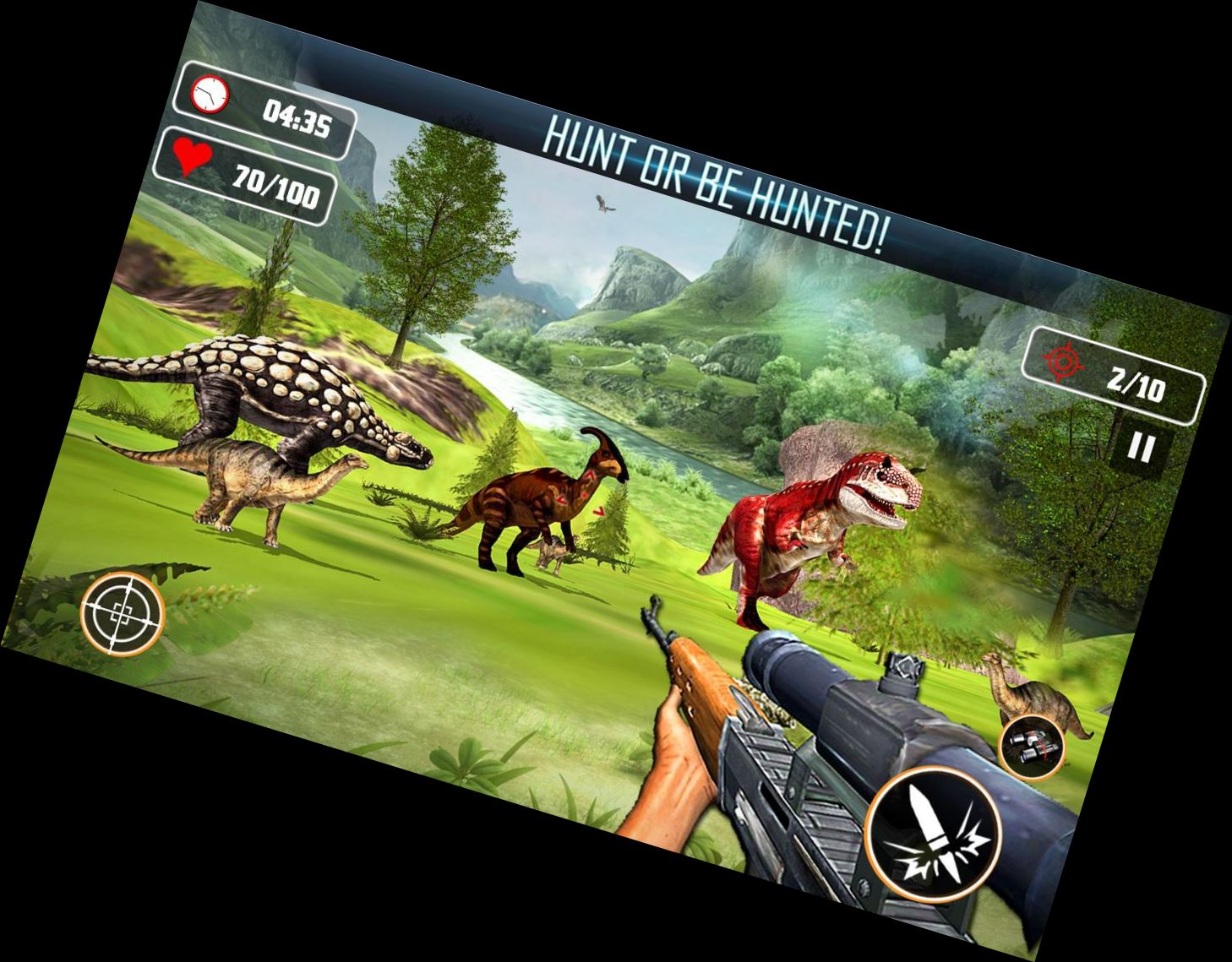 Dino Spiele - 3D Jagd Spiele