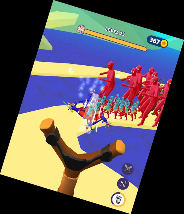 Кинь і Захисти: Війна Пращ