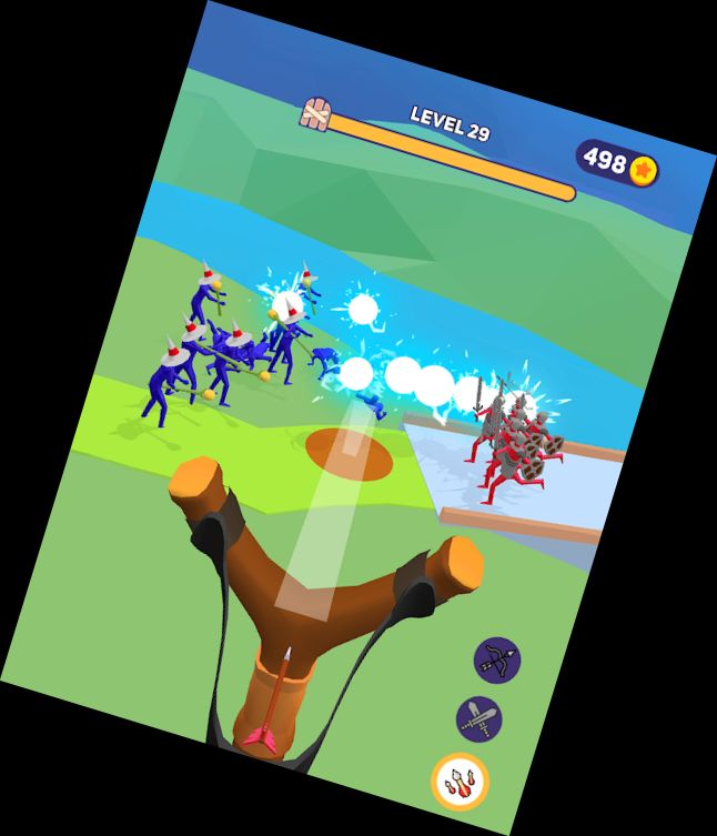 Werfen und Verteidigen: Schleuderk