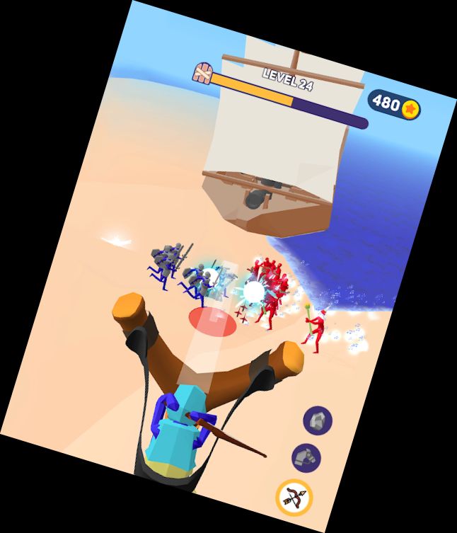 Werfen und Verteidigen: Schleuderk