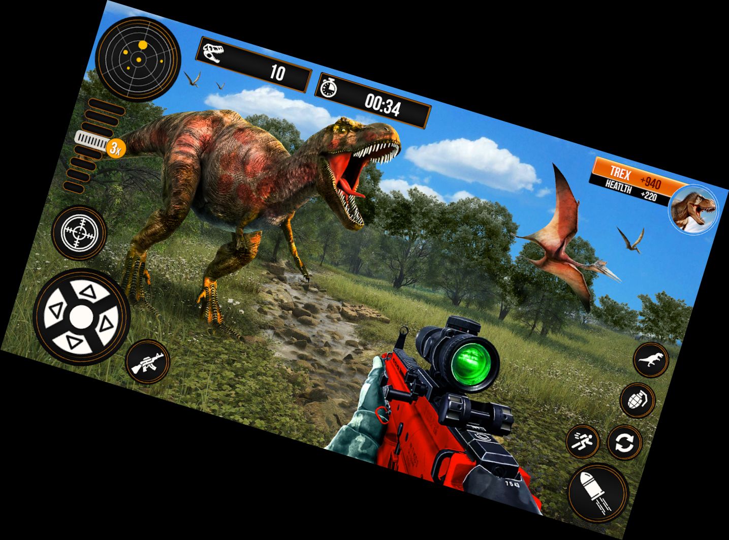 Savage Dinosaur Hunt 3D Shooter Games