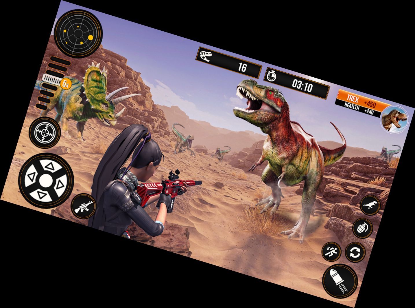 Savage Dinosaur Hunt 3D Shooter Games