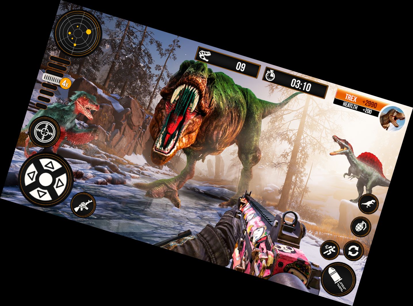 Savage Dinosaur Hunt 3D Shooter Games