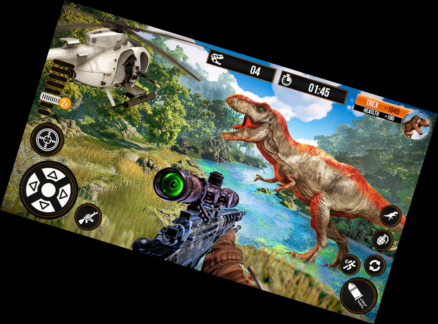 Savage Dinosaur Hunt 3D Shooter Games