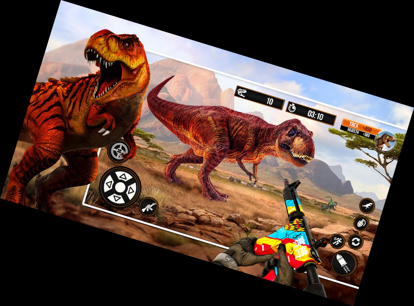 Savage Dinosaur Hunt 3D Shooter Games