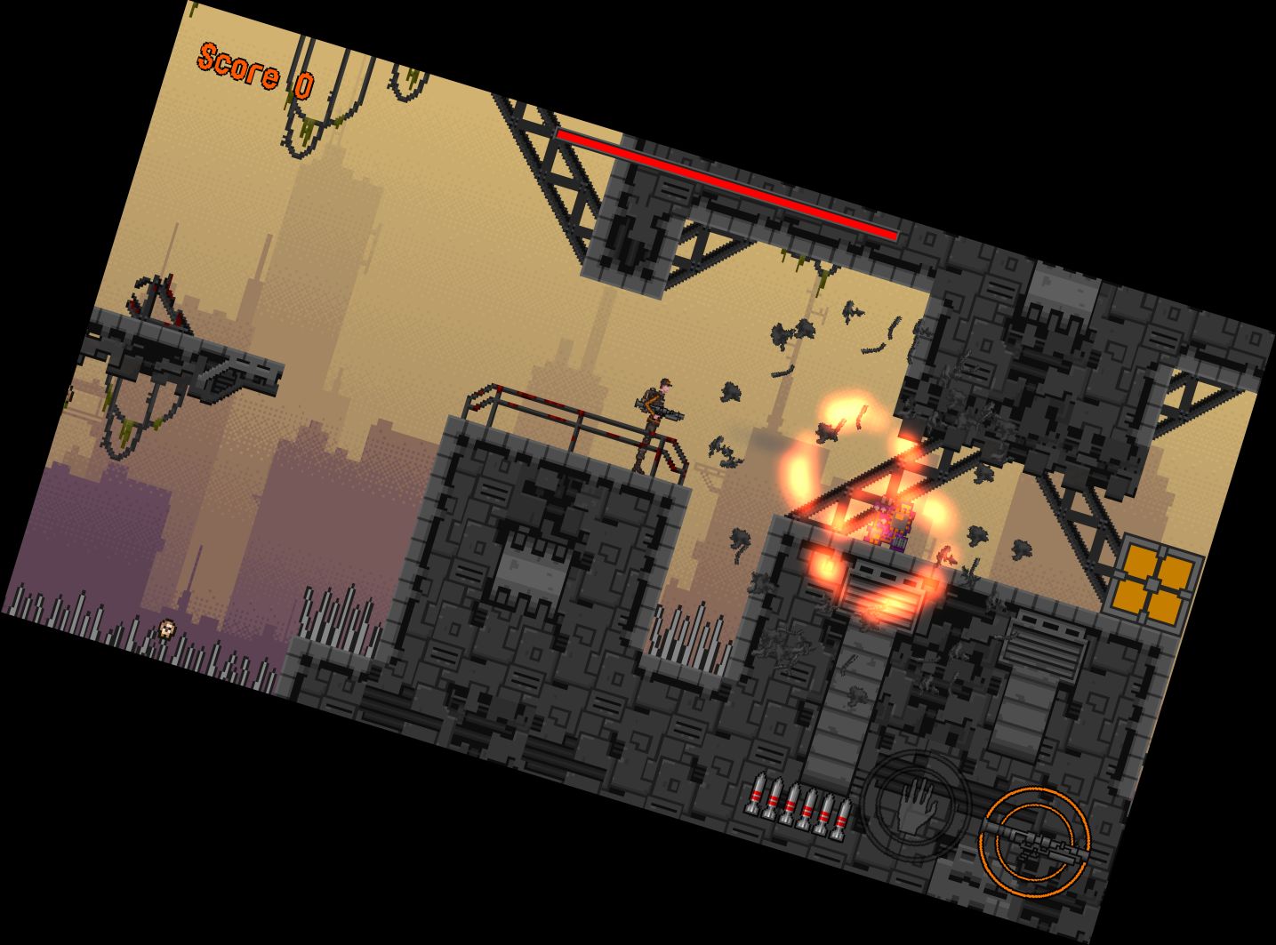 Rutschgang: 2D-Pixel-Platt