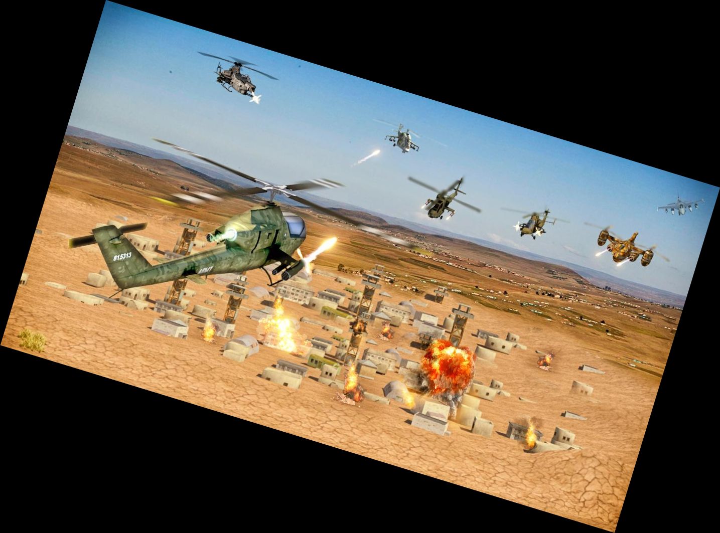 Gunship Battle 3D: Aerial Combat