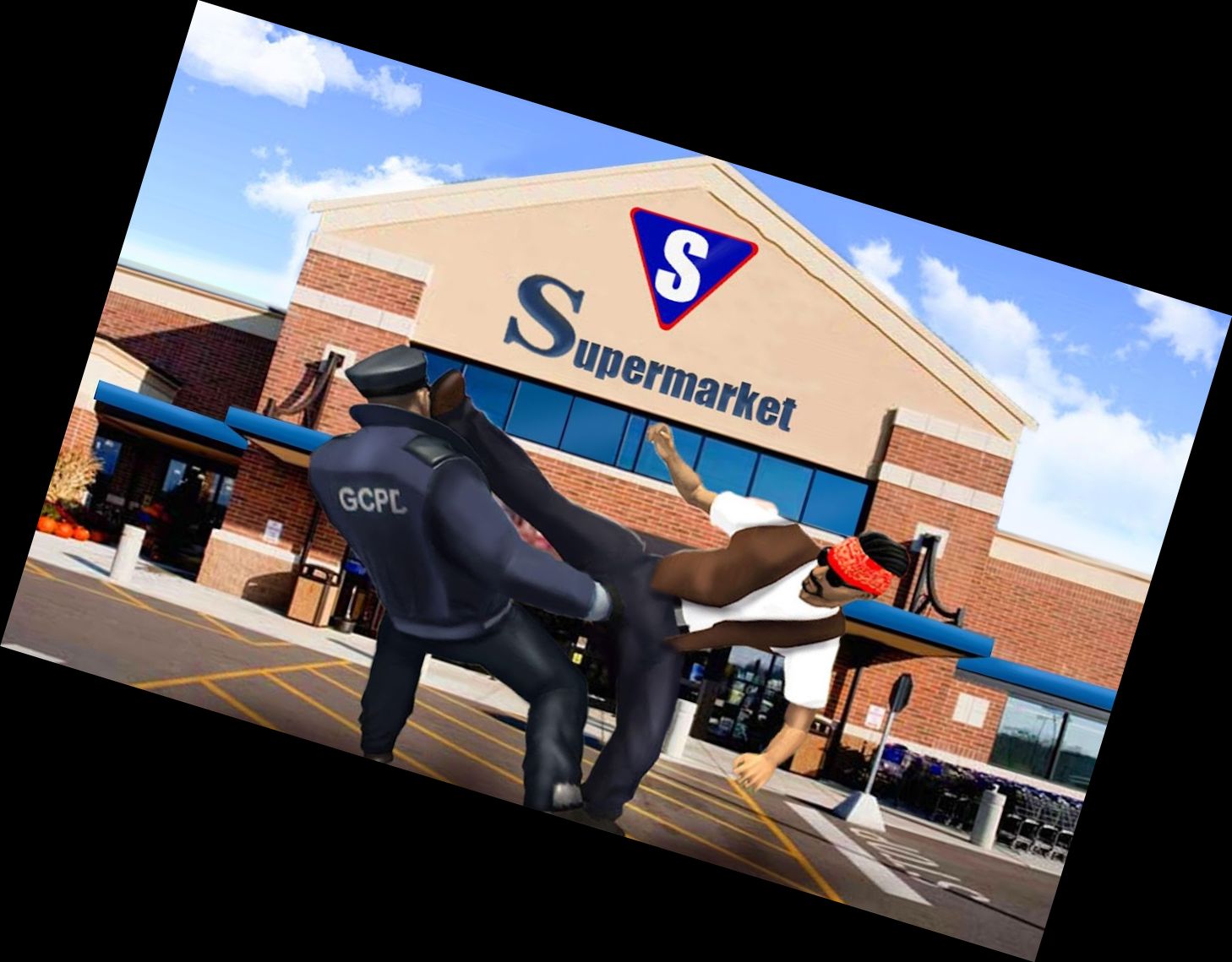 Supermarkt-Raub: Echte Gangs