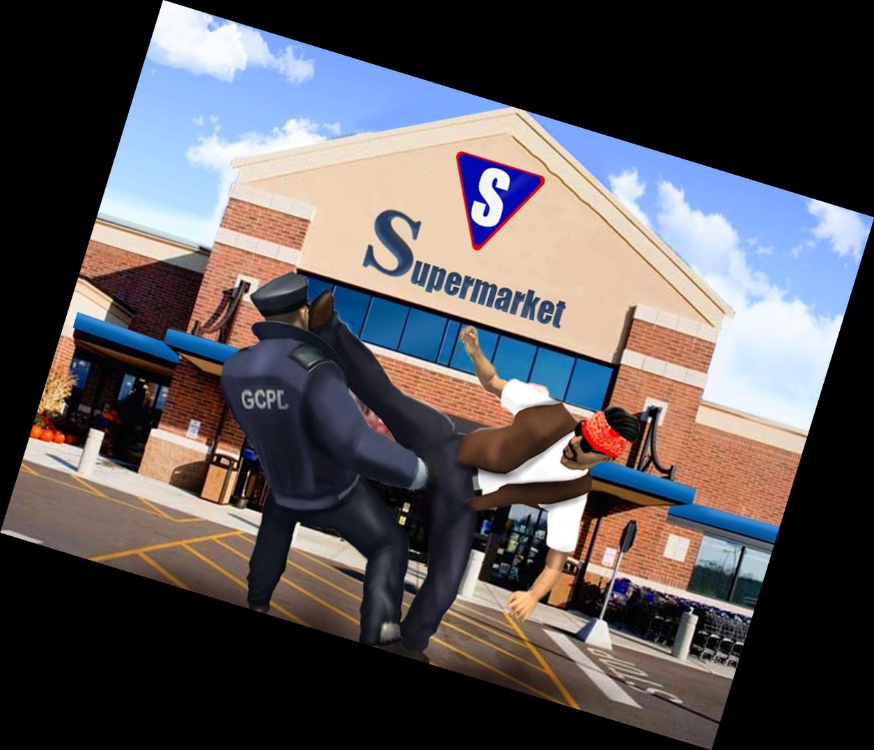 Supermarkt-Raub: Echte Gangs