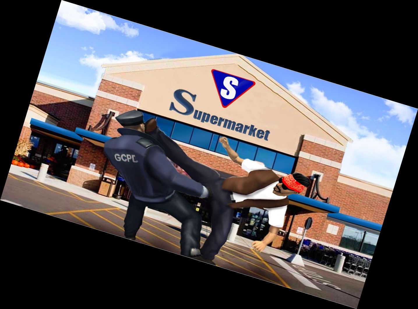 Supermarkt-Raub: Echte Gangs