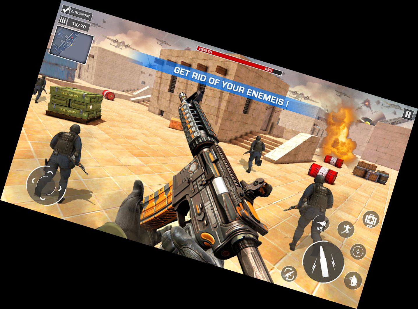 Tactical Weapon Assault: Shooter Games