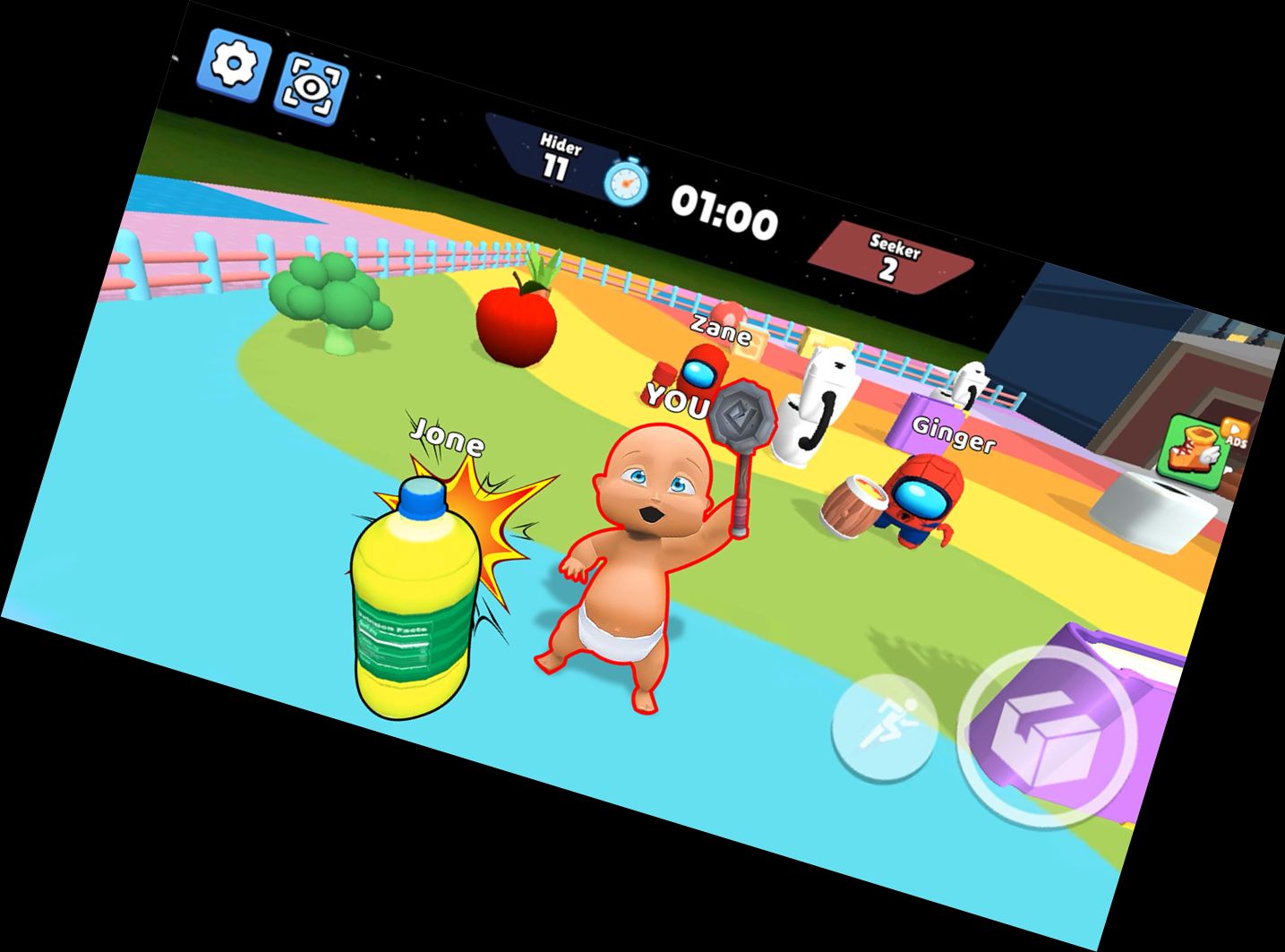 Versteck & Finde: Roblock vs Re