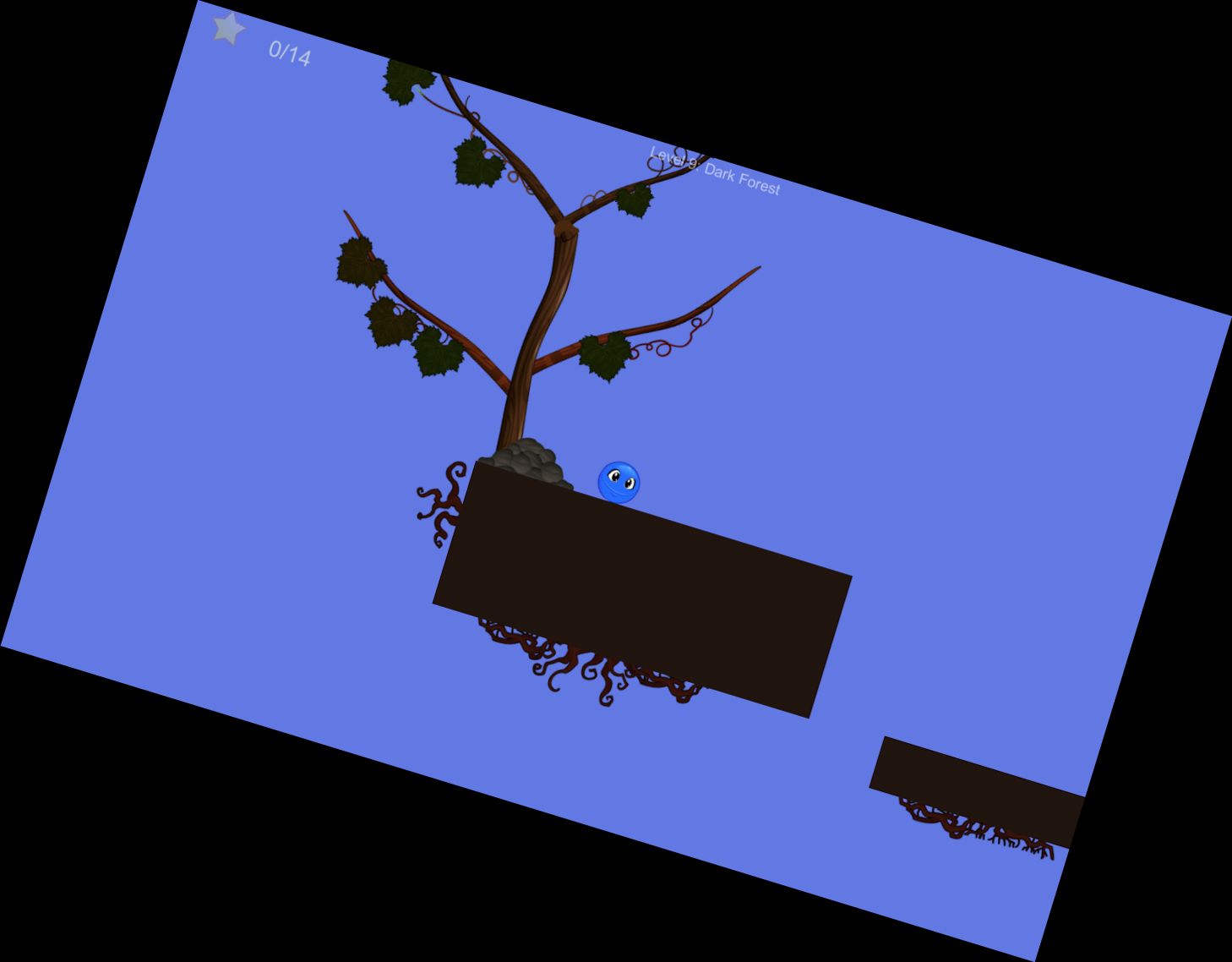 Blaue Kugel und Rosa K