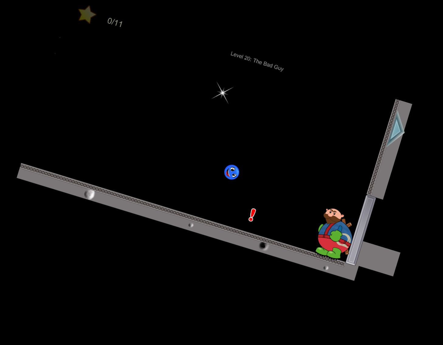 Blaue Kugel und Rosa K