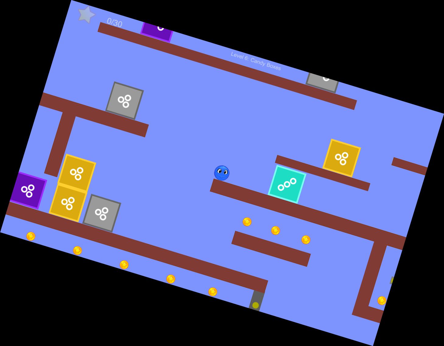 Blaue Kugel und Rosa K