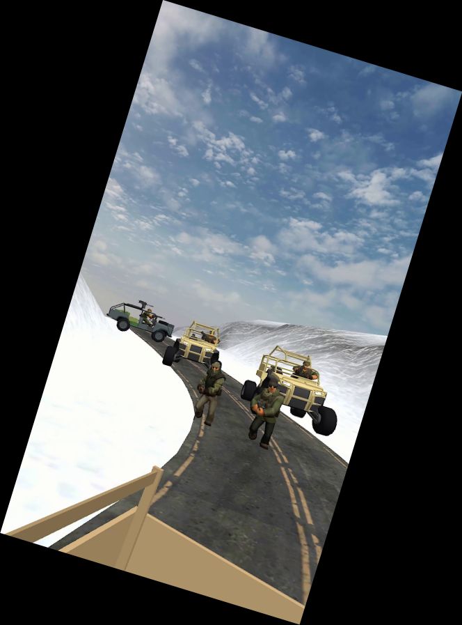 Rambo Schütze: Flucht