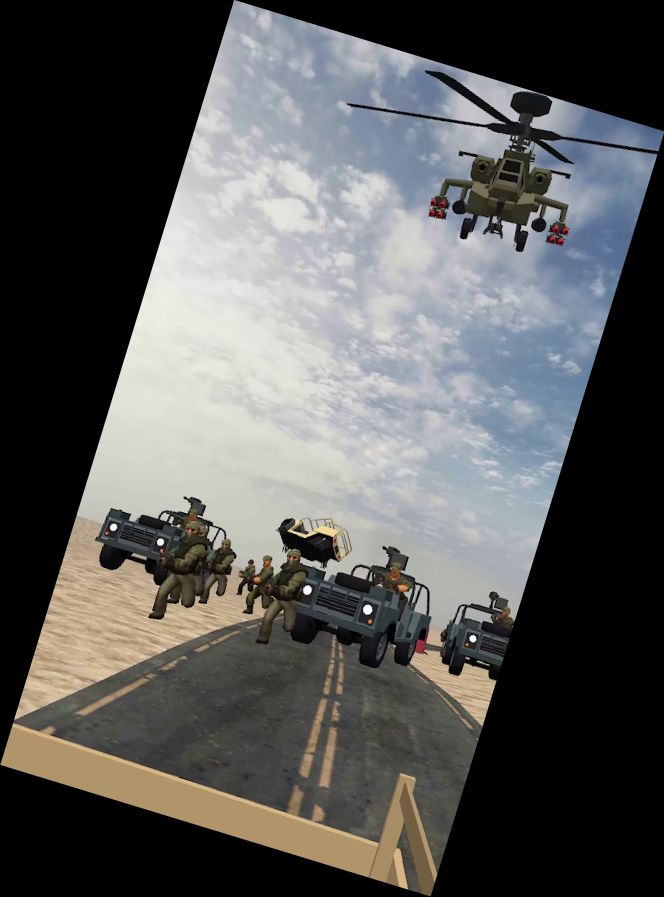 Rambo Schütze: Flucht