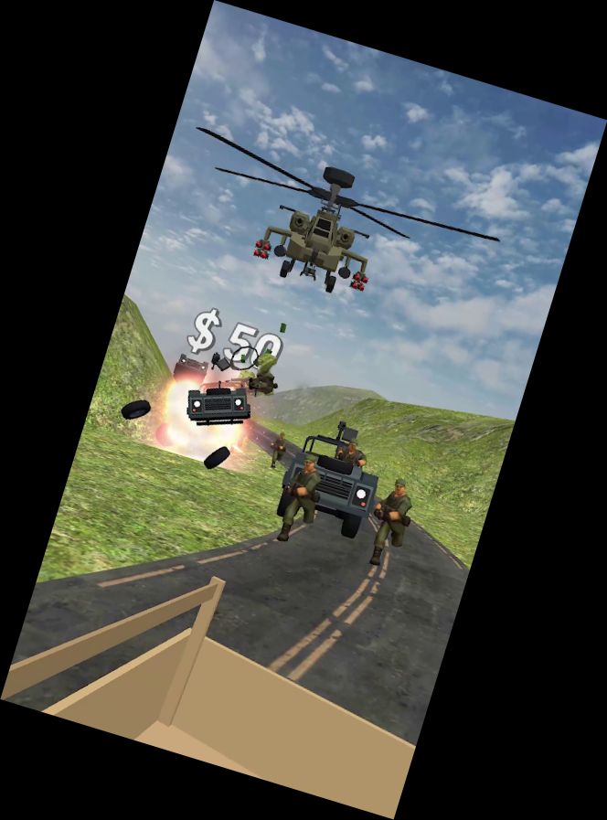 Rambo Schütze: Flucht