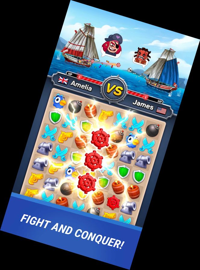 Piraten & Puzzles：Match 3