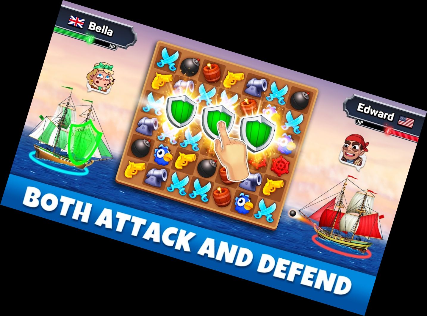 Piraten & Puzzles：Match 3