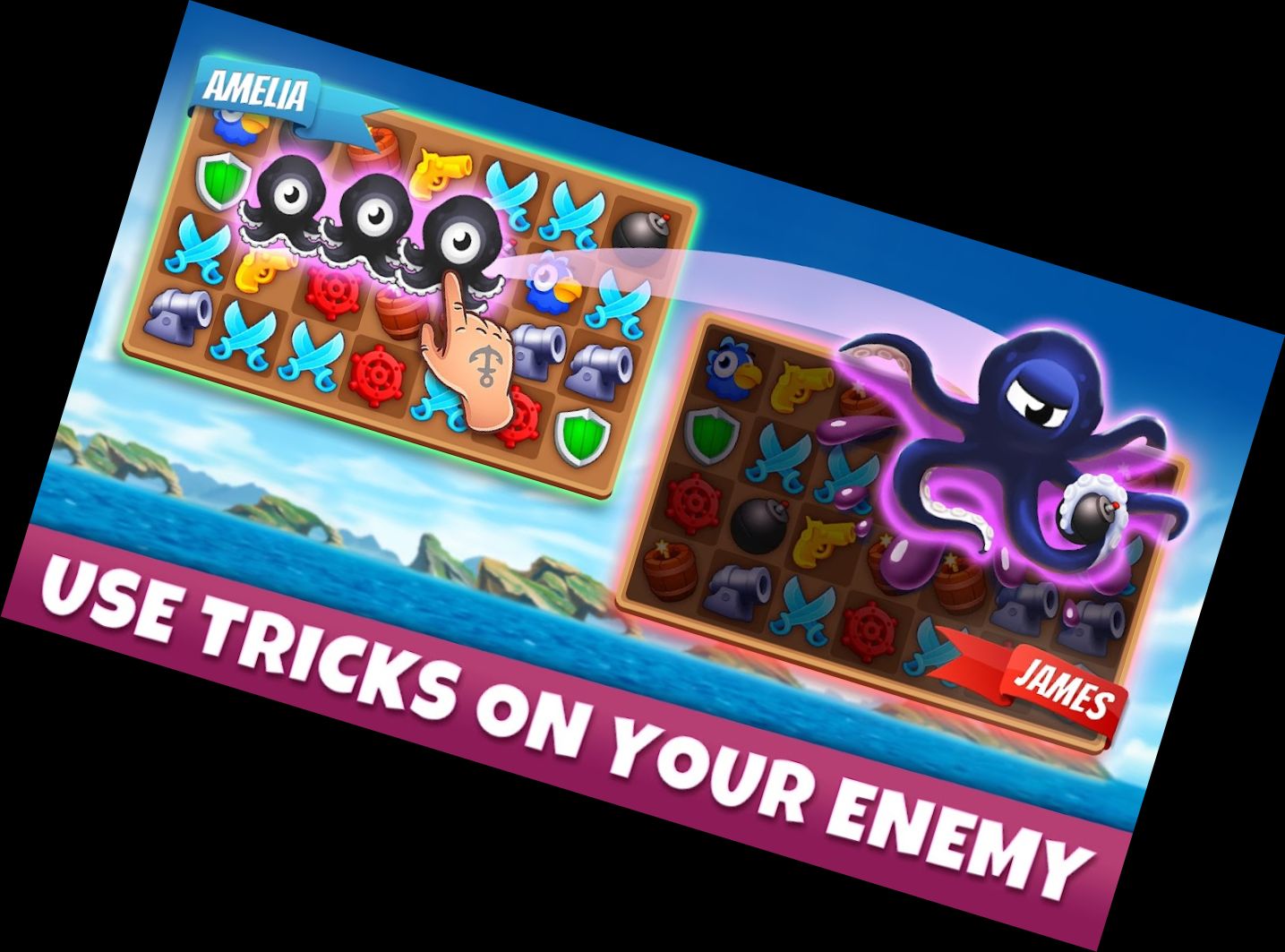 Piraten & Puzzles：Match 3