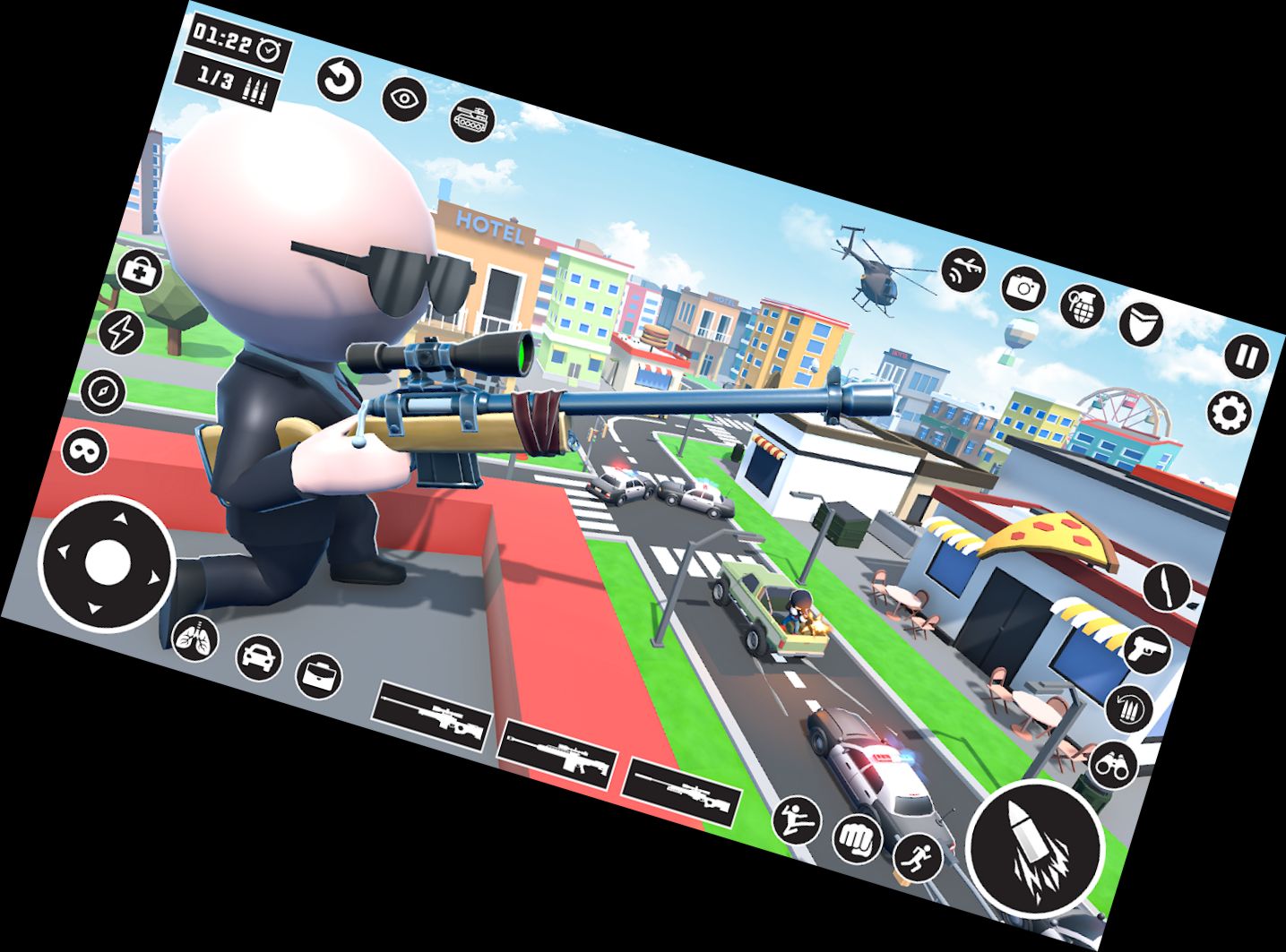 Stickman Scharfschütze - Stickman Spiele