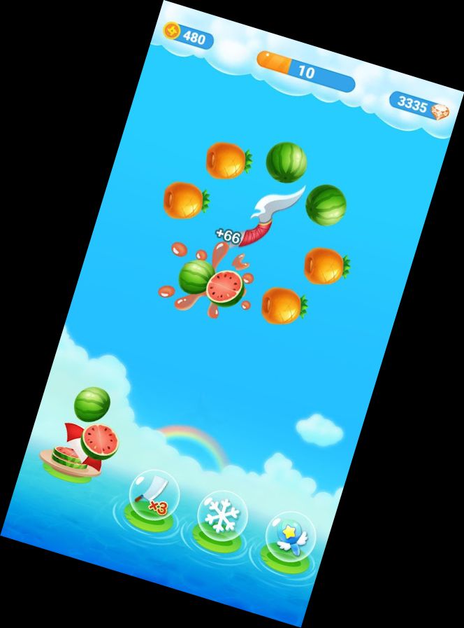 Frucht-Explosion - Messer-Me