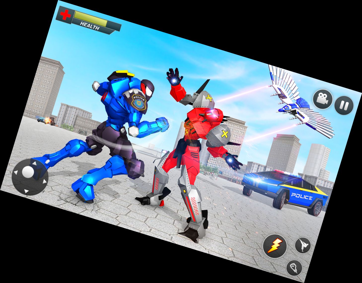 Polizei-Adler-Roboter-Lkw-S