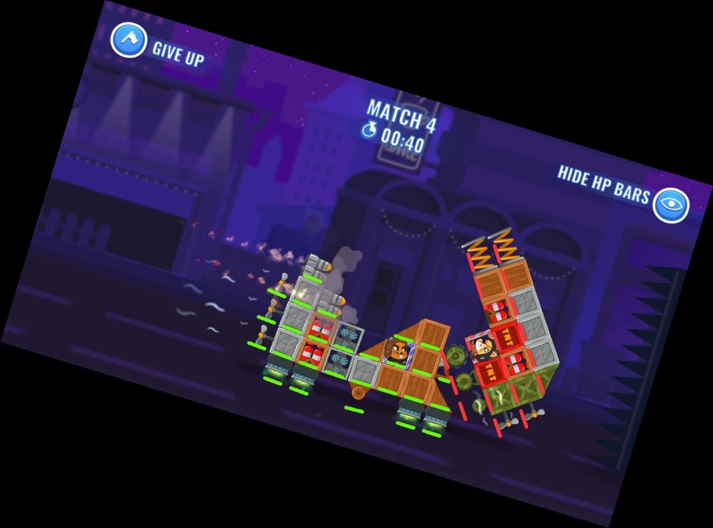 Boom-Boom Autos: Bauen & Kämpfen