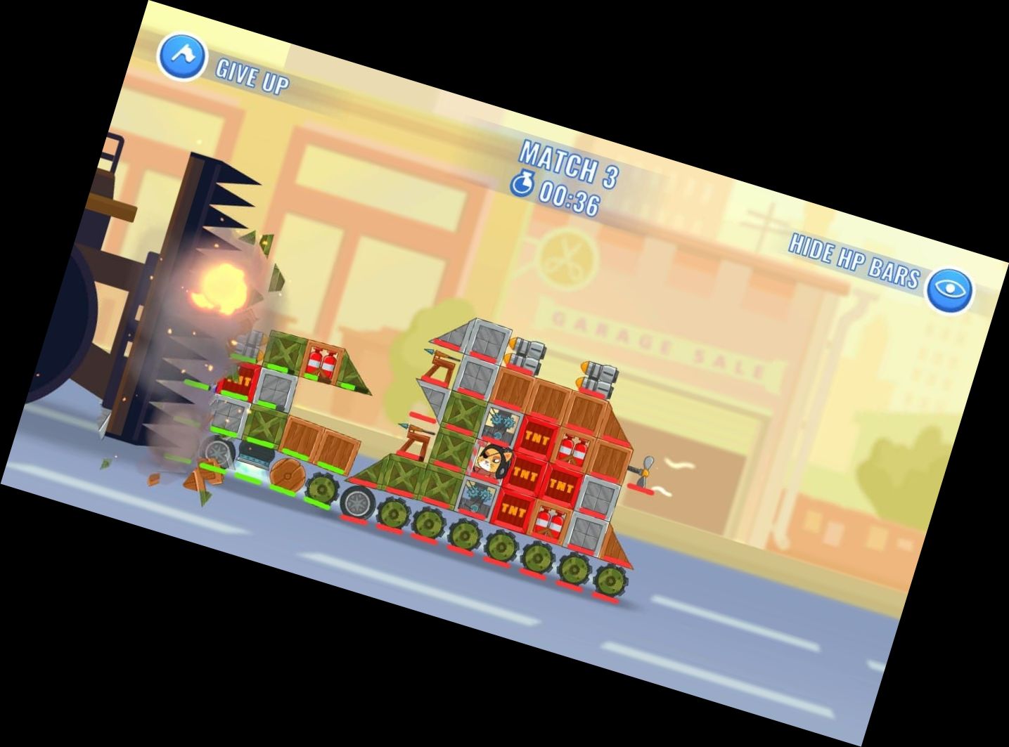 Boom-Boom Autos: Bauen & Kämpfen